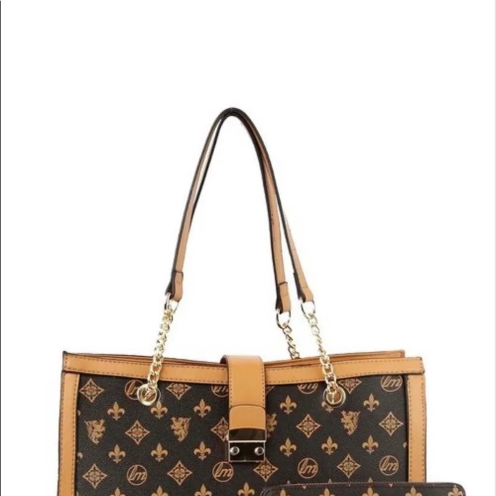 Monogram Tote Wallet Set - Picture 2 of 5